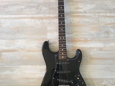 Black Fender Stratocaster