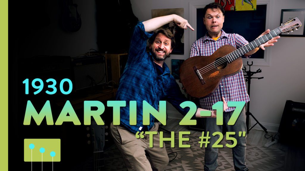 Martin first released the 2-17 in 1922 as their first steel-string guitar.