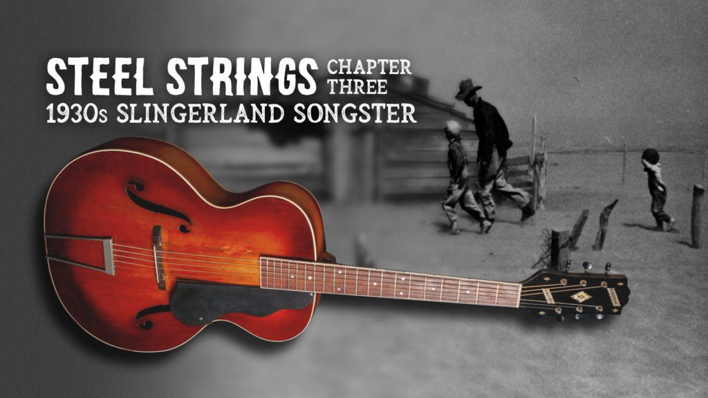 In Chapter Three of our creative documentary series on the Great Depression and its guitars, a 1930s Slingerland Songster soundtracks the Dust Bowl.