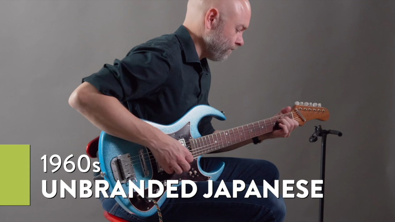 1960s Unbranded Japanese Electric Guitar Demo