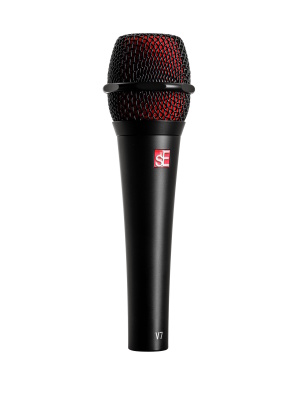 SE V7-BLK Studio Grade Handheld Microphone Supercardioid. Black