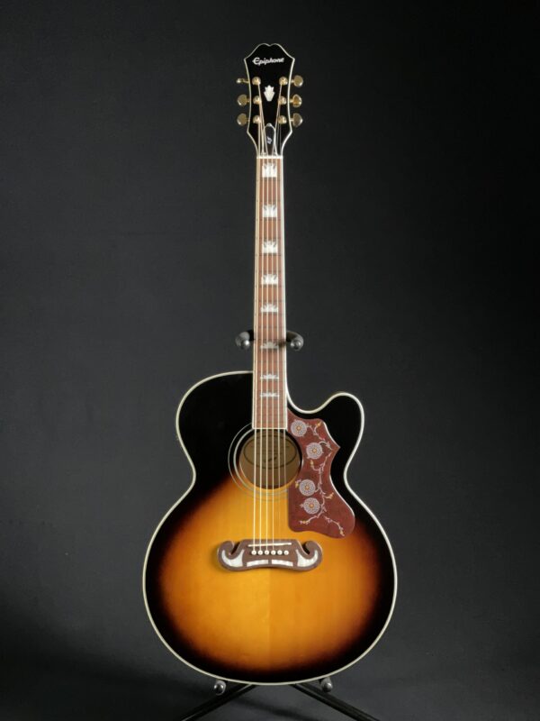 2021 Epiphone EJ-200SCE/VS Jumbo Acoustic Guitar | The Local Pickup