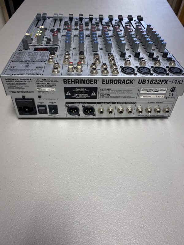 Behringer Eurorack UB1622FX-Pro | The Local Pickup