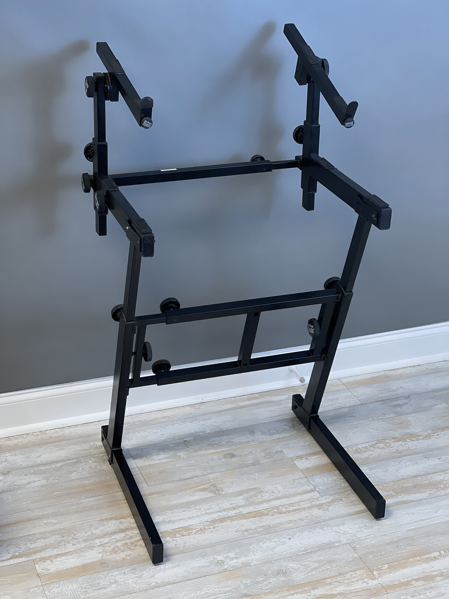 On Stage KS7365-EJ Folding-Z Keyboard Stand with Second Tier - 7201128250913021 - 7038