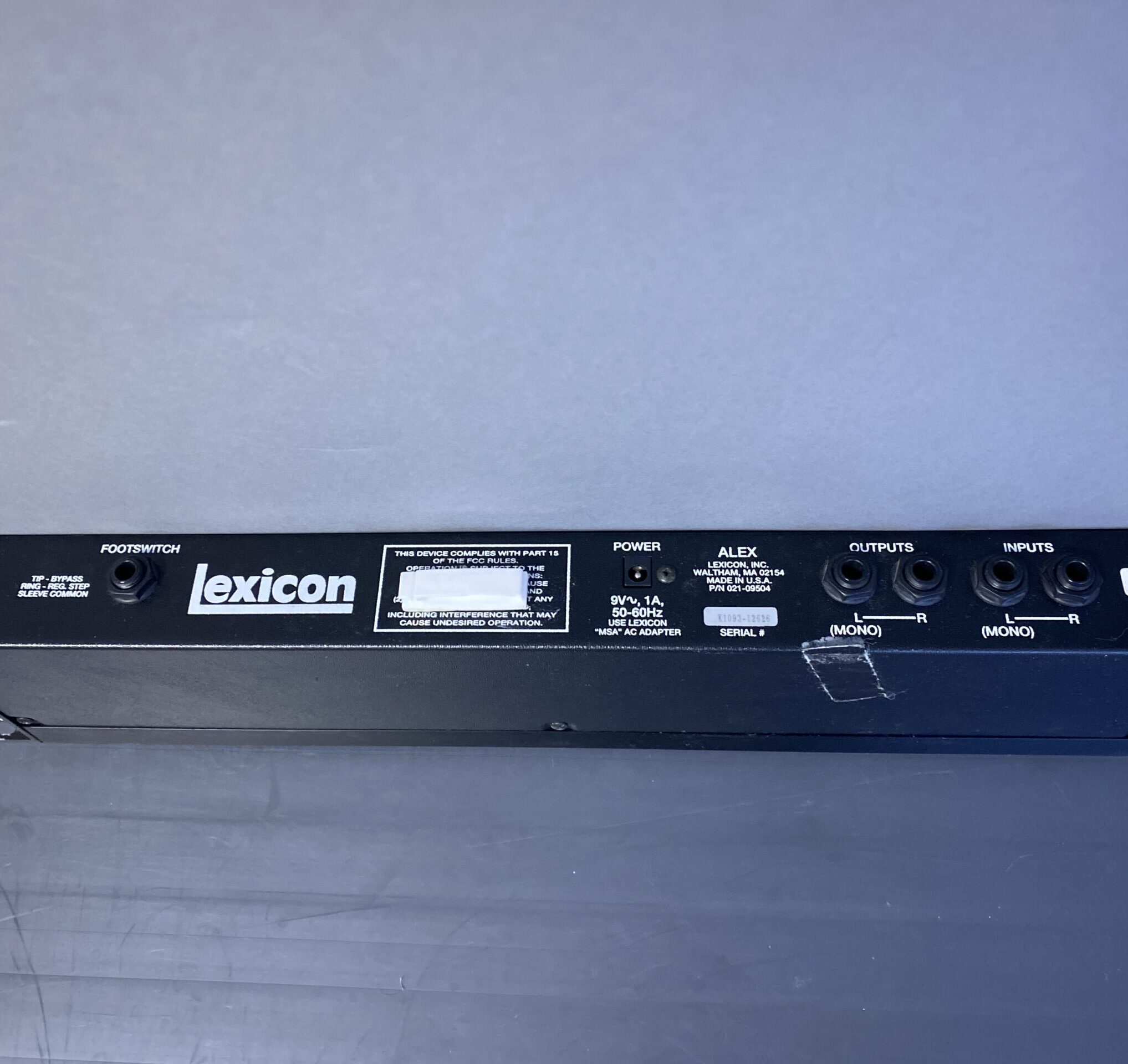 Lexicon Alex Digital Effects Processor | The Local Pickup
