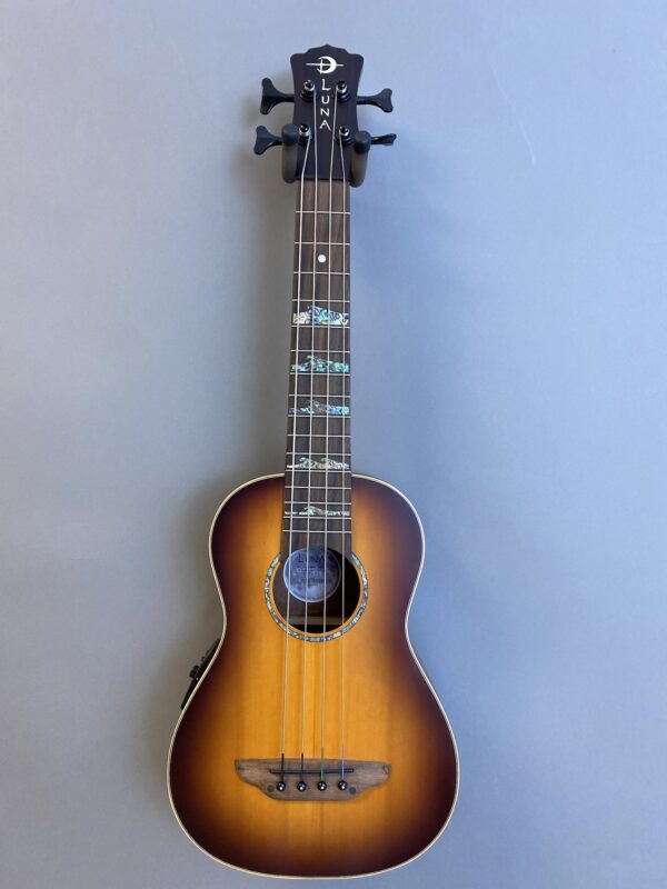 Luna Wave Bass Ukulele Electric