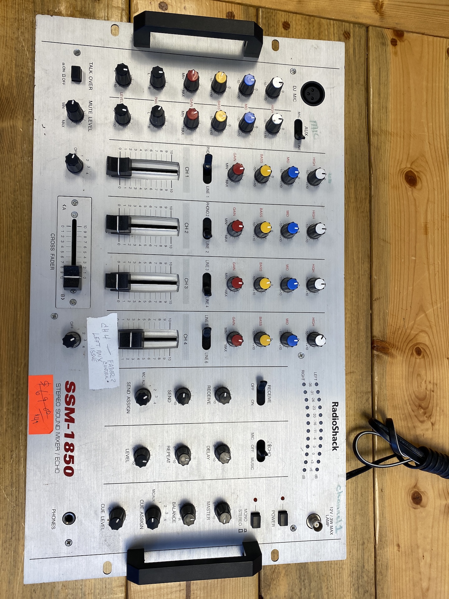Radio Shack SSM-1850 Stereo Sound Mixer / Echo