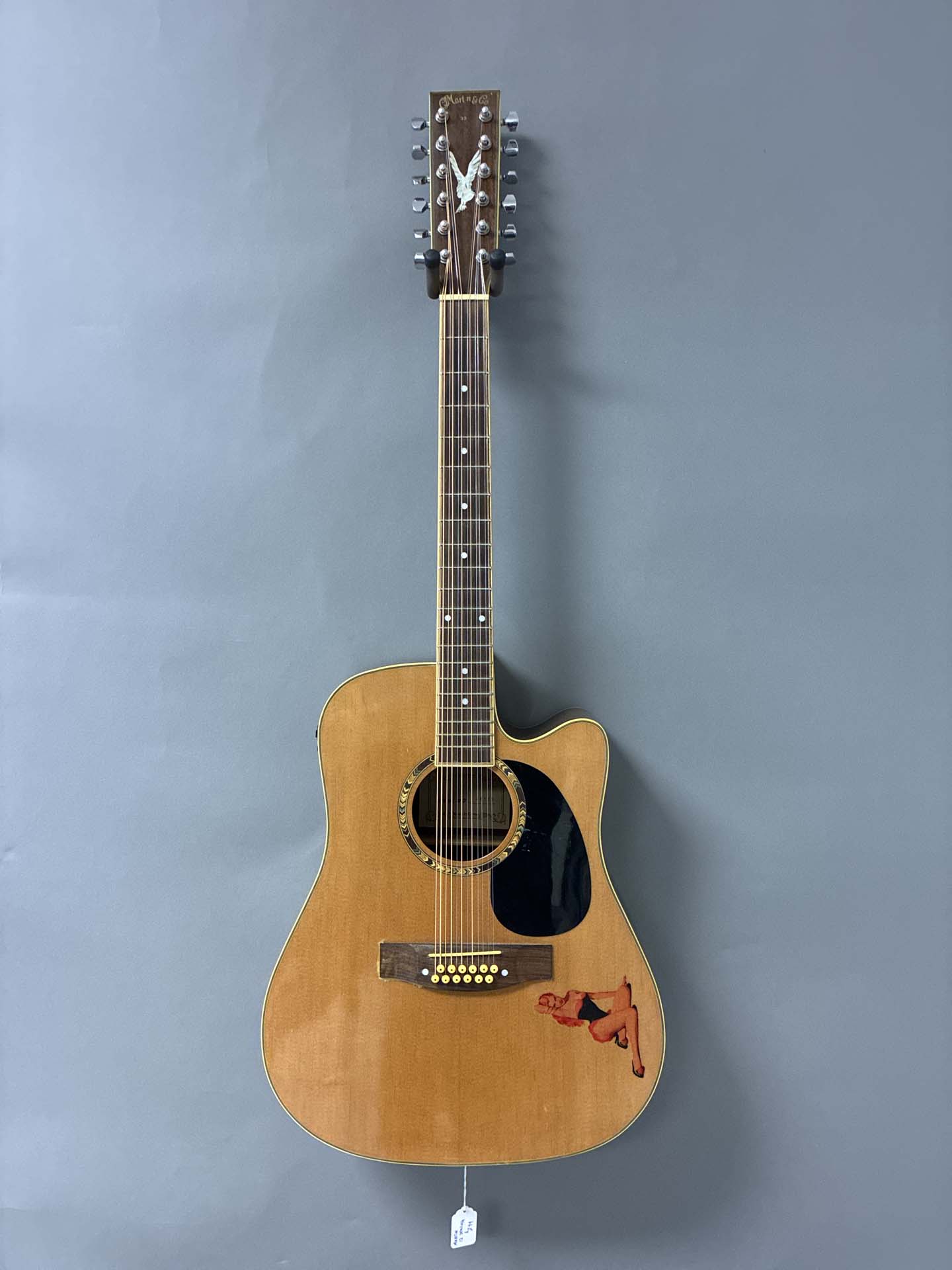 2000s Martin Model No 16158 12-String Acoustic-Electric Guitar