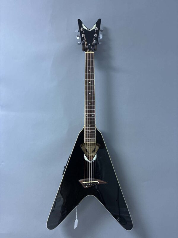 2007 Dean VCO-BK Flying Vcoustic Acoustic-Electric Guitar 6801133251215010 1