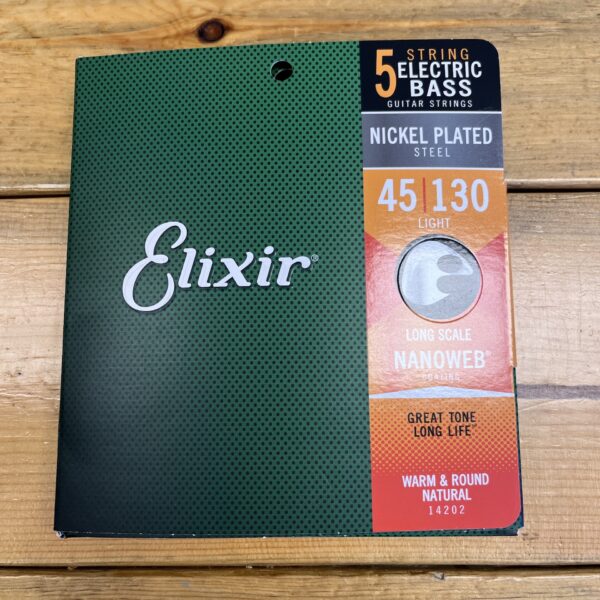 Elixer 5-String Long-Scale Bass Strings - Light 45-130 6601574250802048 1