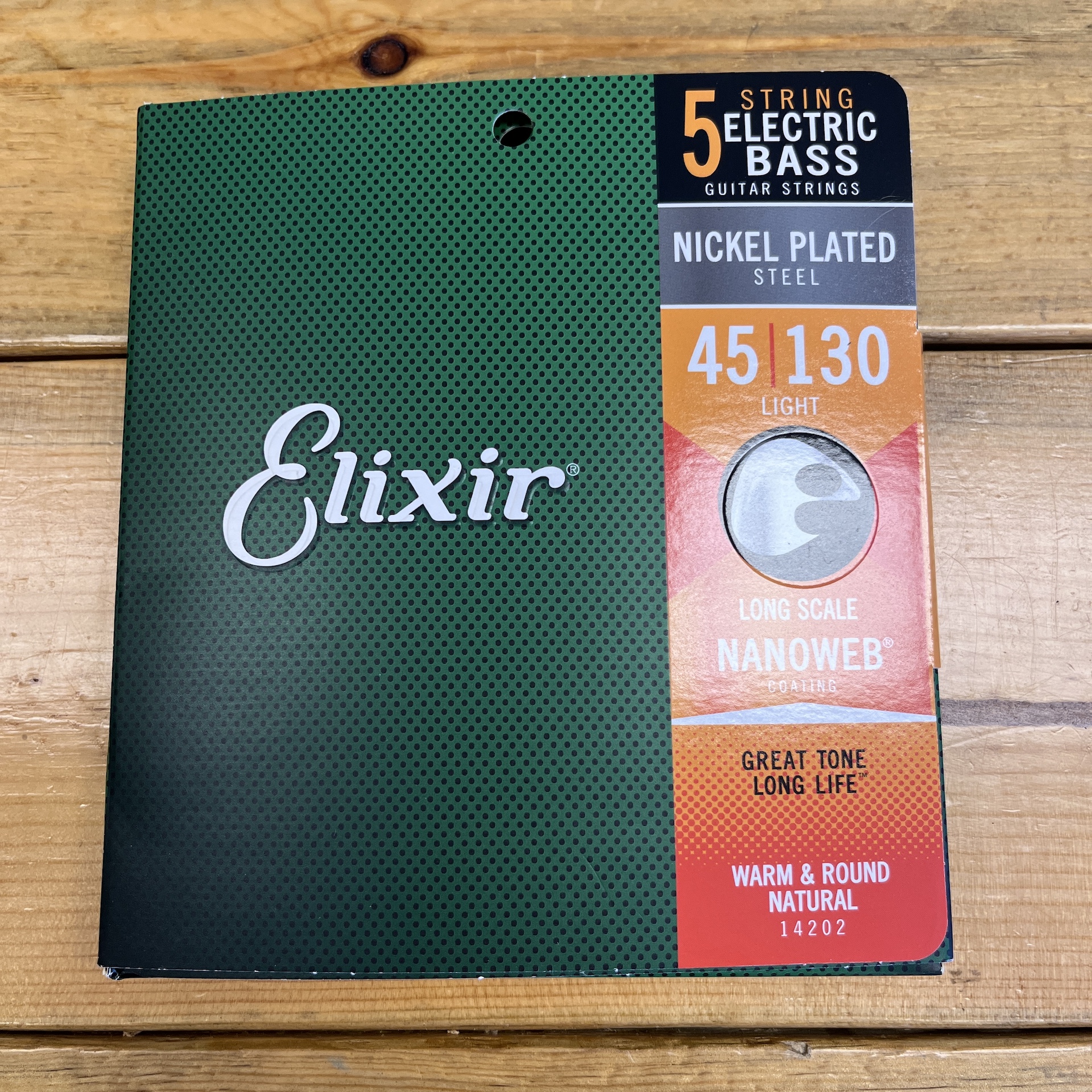 Elixer 5-String Long-Scale Bass Strings - Light (45-130)