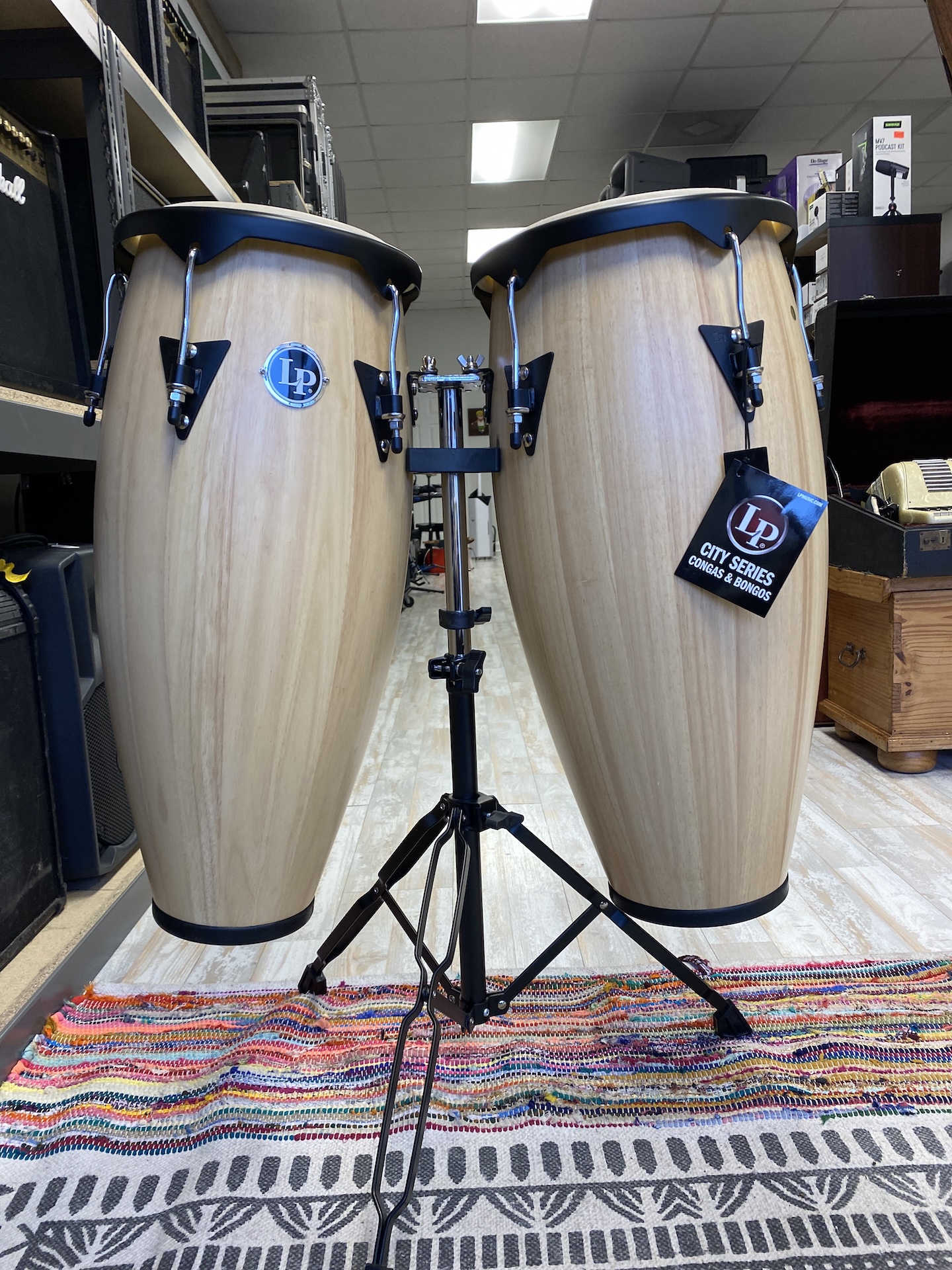 LP City Series Congas with Stand