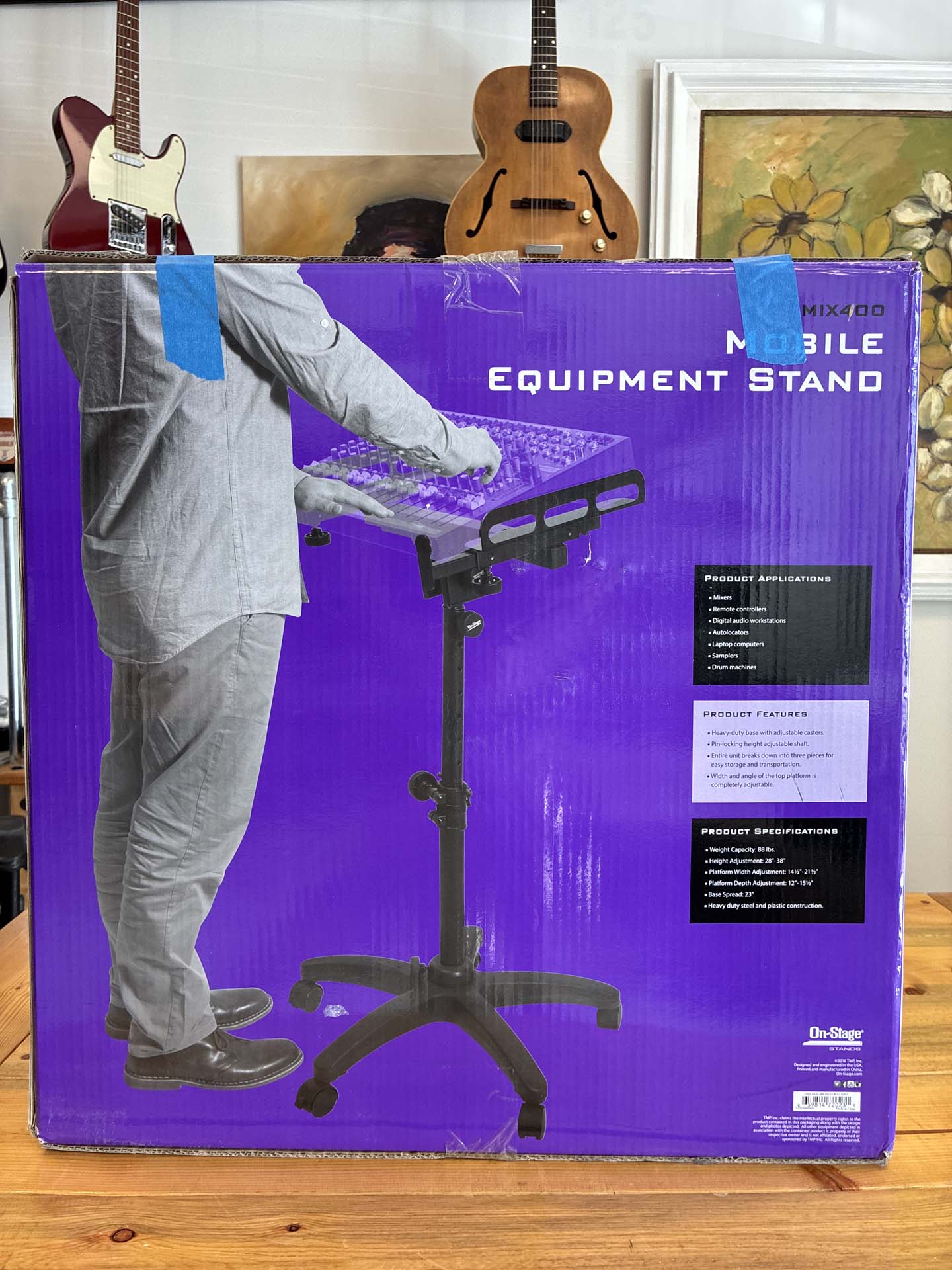 On-Stage MIX400 Mobile Equipment Stand
