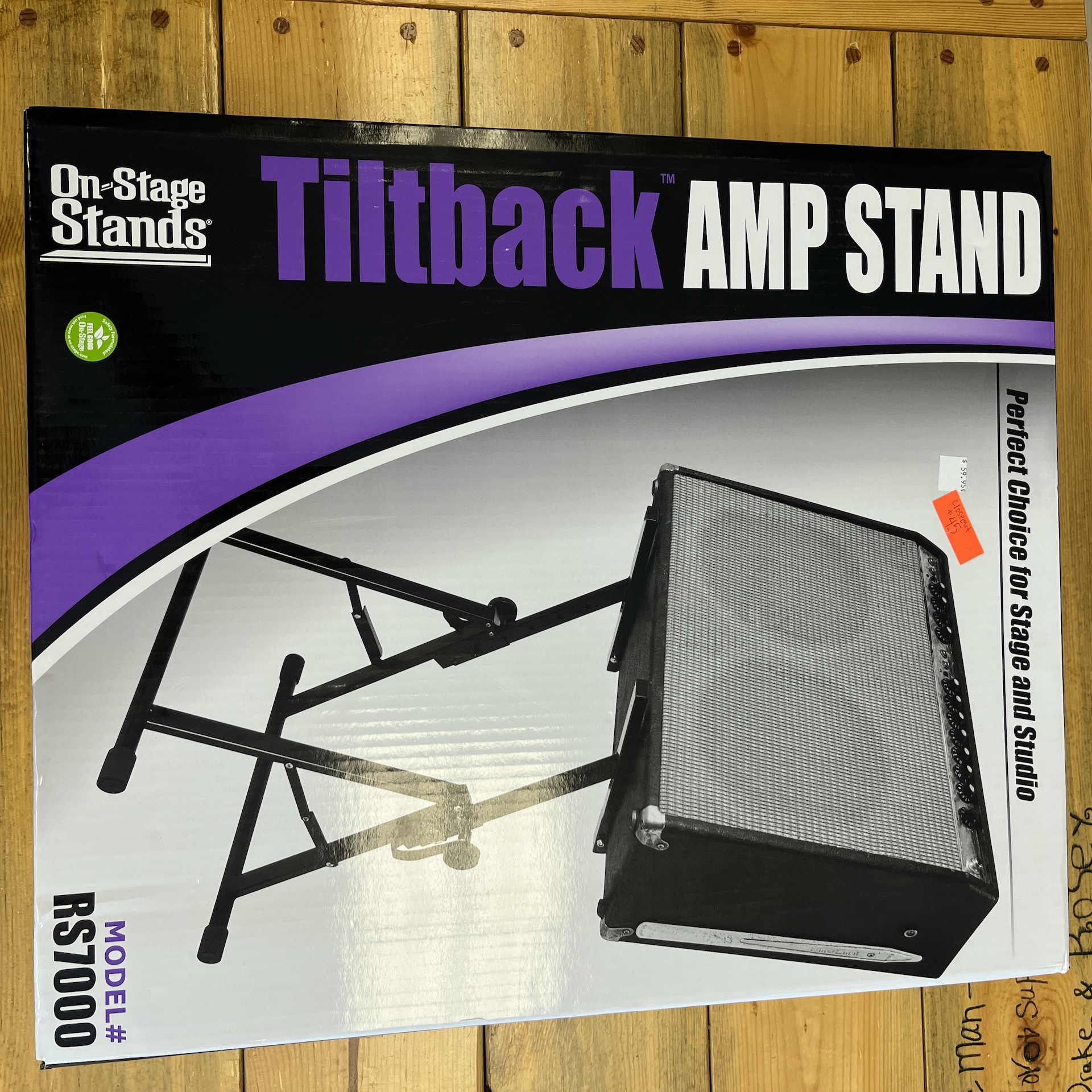 On-Stage RS7000 Tiltback Amp Stand