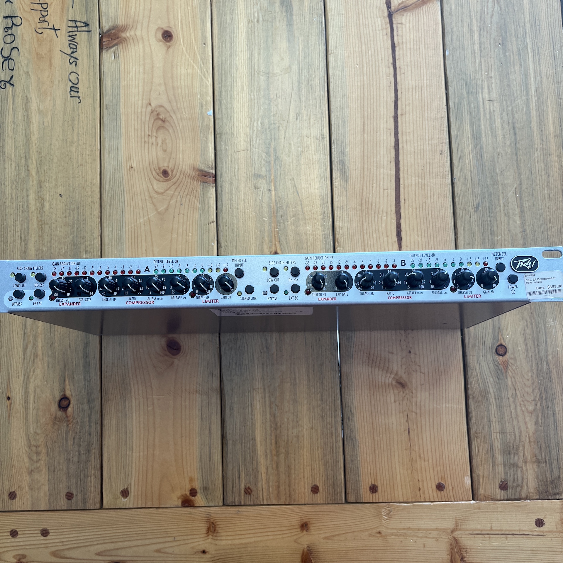 Peavey Cel 2A Dynamics Controller Silver