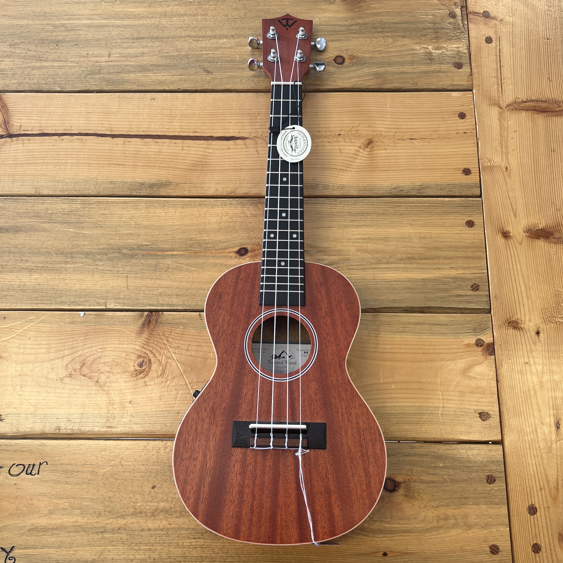 Twisted Wood RF-130CE Redford Series Concert Ukulele