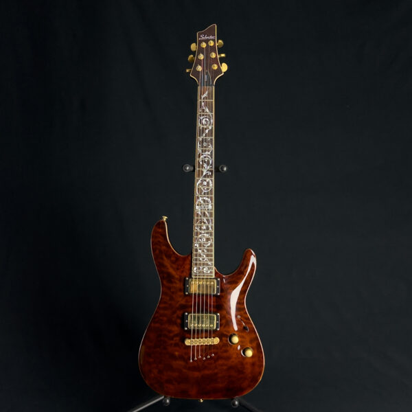 2003 Schecter Diamond Series C-1 Classic Electric Guitar with Hard Case - Antique Amber