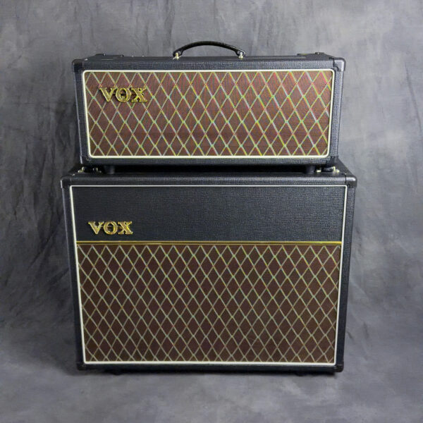 2012 Vox AC15CH 15W Tube Amp Head with V212C 2x12 Cabinet