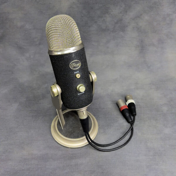 Blue Yeti Pro USB/XLR Condenser Microphone with Stand & Dual XLR Breakout Cable