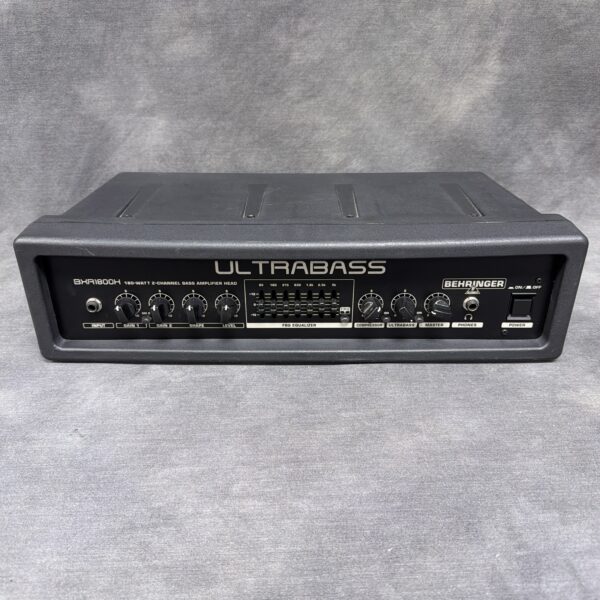 Behringer Ultrabass BXR1800H 180-Watt 2-Channel Bass Amp Head with Footswitch
