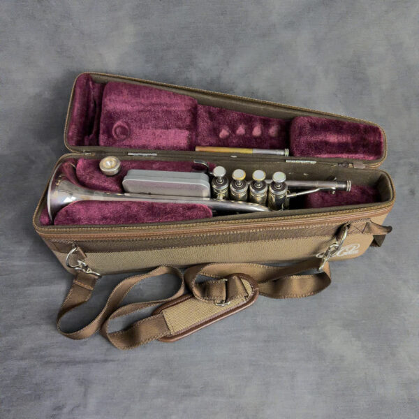 2010 Jupiter JTR-1700S 4-Valve Silver-Plated Piccolo Trumpet