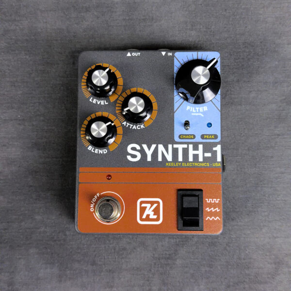 Keeley Synth-1 Reverse Attack Fuzz Wave Generator Pedal