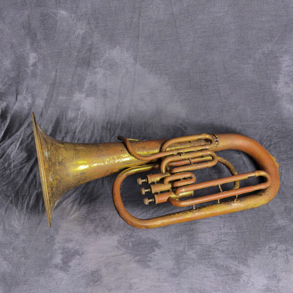 Vintage Beltone 3-Valve Bell-Front Baritone Horn - As-Is - 8301488260816014 - 228
